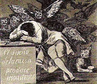 El sueño de la razón. Francisco de Goya (1799)