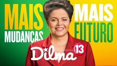 Dilma de novo com a força do povo.
