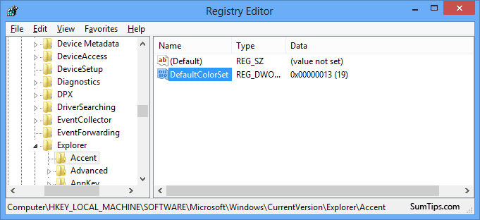 How To Customize Windows 8 Logon Screen Background Color Sumtips