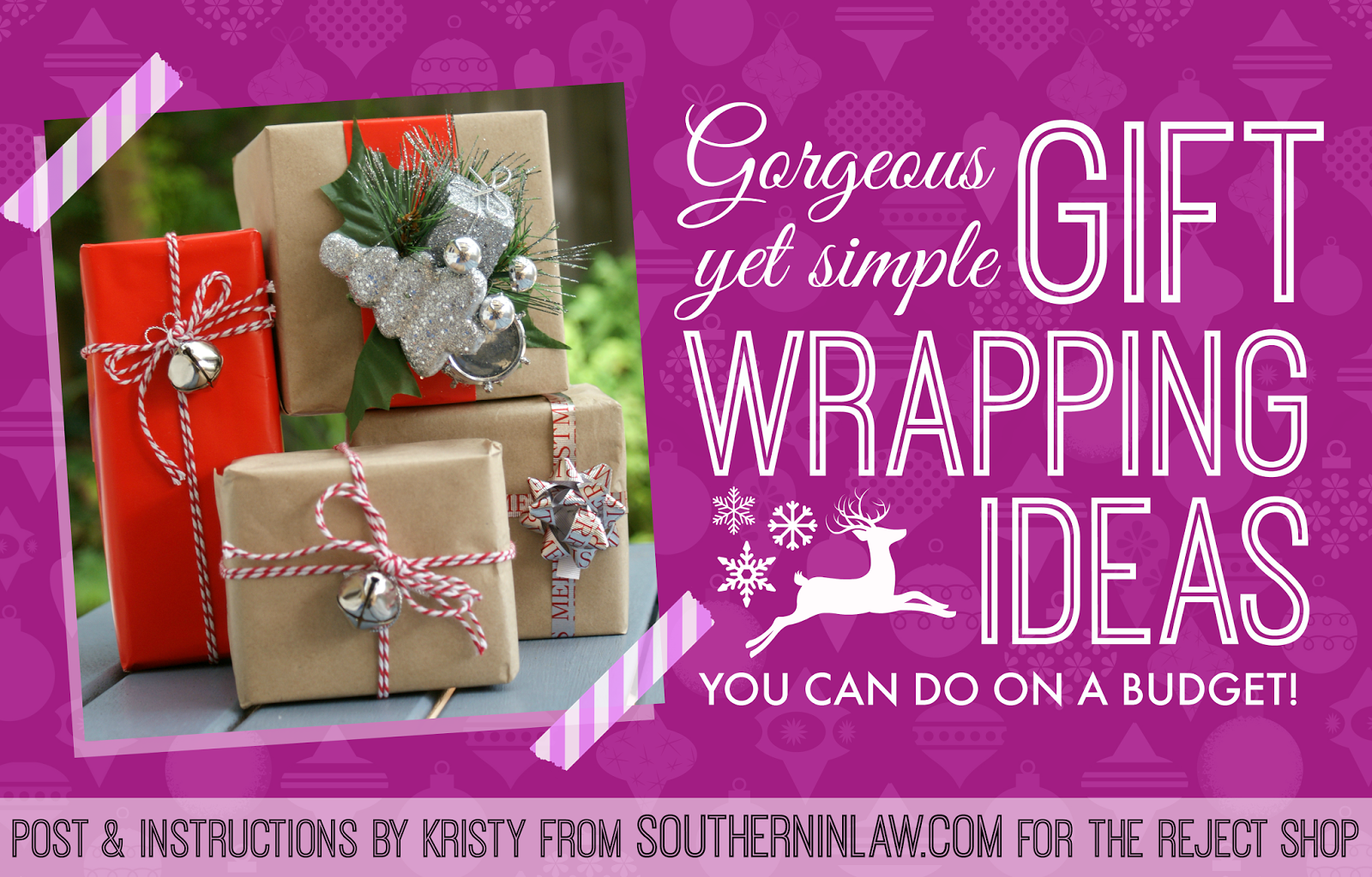 Southern In Law: DIY: Beautiful Gift Wrapping Ideas on a Budget