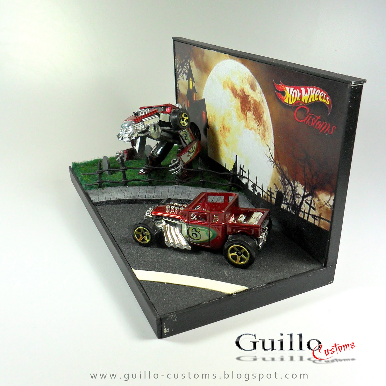 diorama for hot wheels