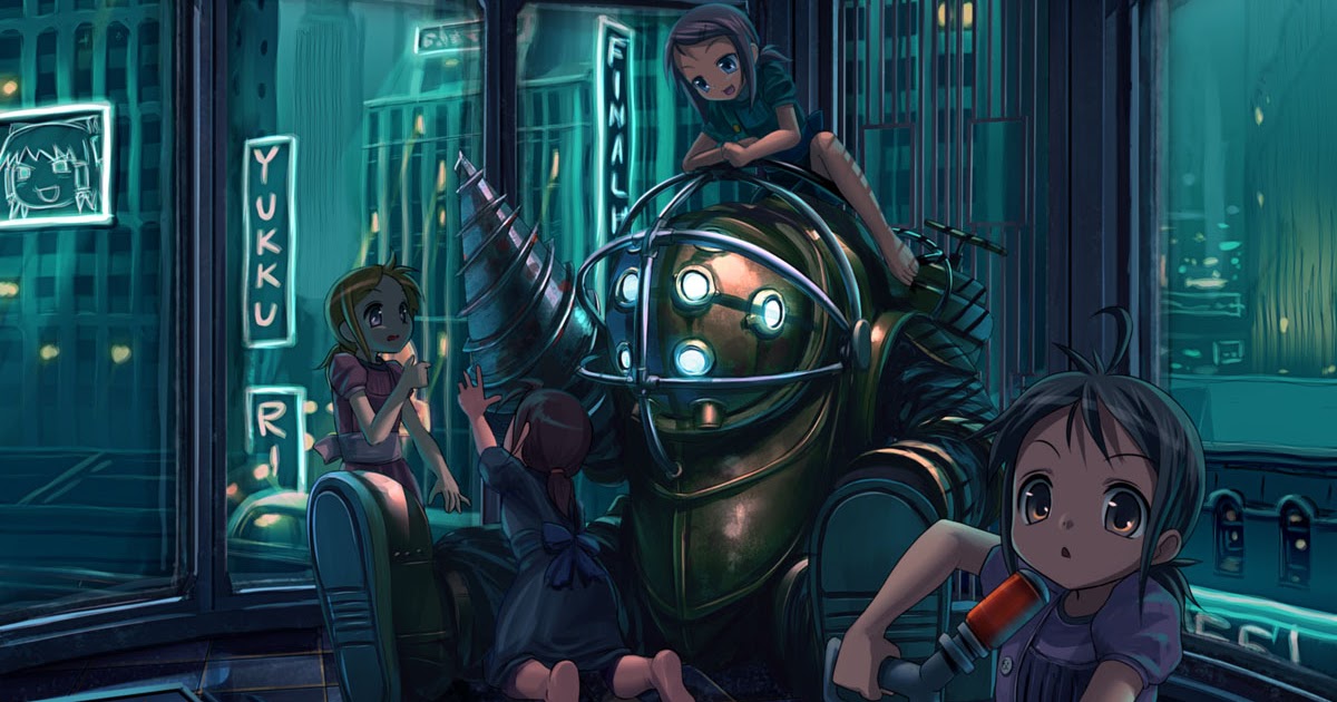 Video Game Gallery Bioshock Anime Style Wallpaper