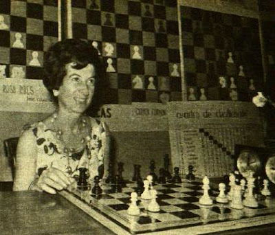 María Luisa Gutiérrez, Campeona de Ajedrez de España 1957, 1959, 1965 y 1967