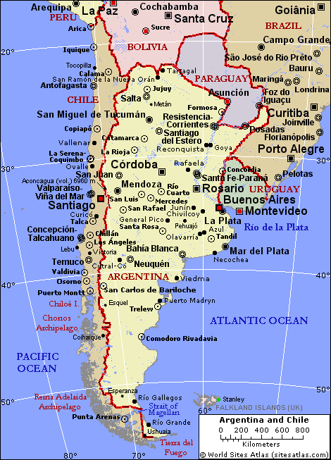 MAPAS GEOGRÁFICOS DA ARGENTINA - Geografia Total™