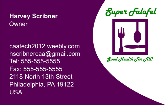 business card template ppt