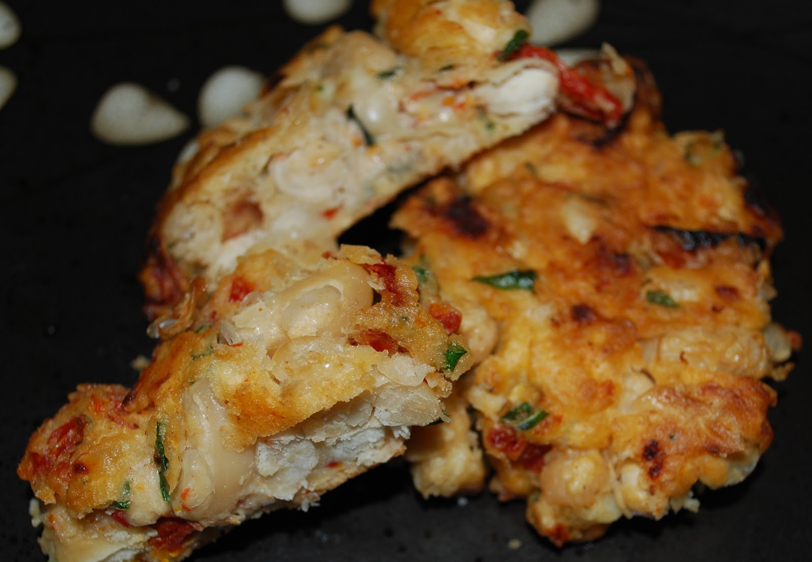 White Bean & Sun Dried Tomato Fritters Carrie’s Experimental Kitchen