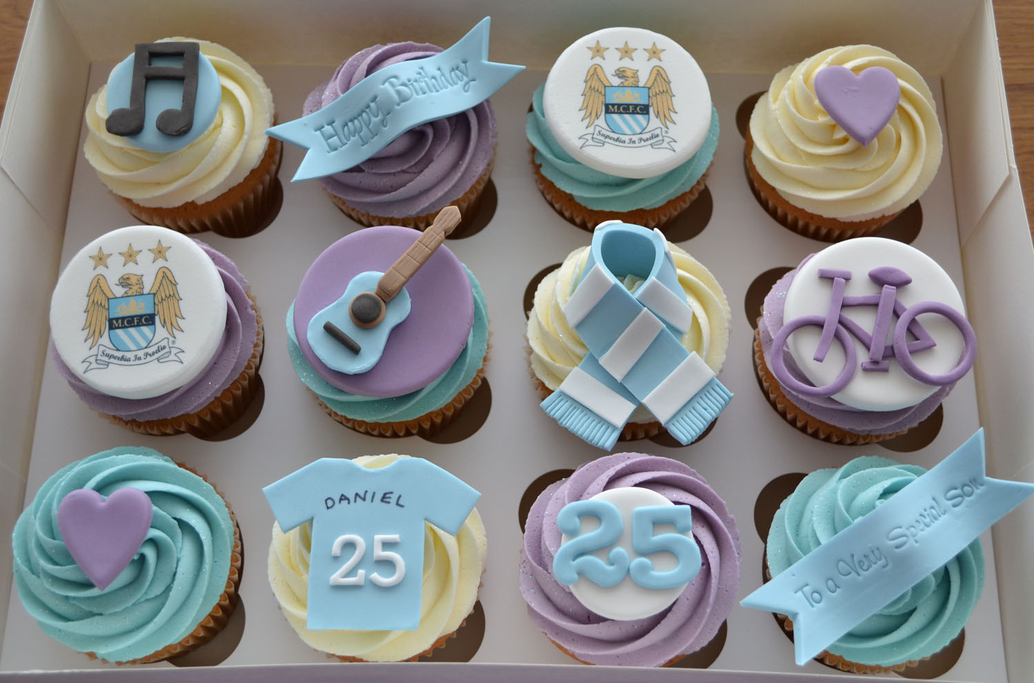 Little Paper Cakes Manchester City, Guitar, Bike