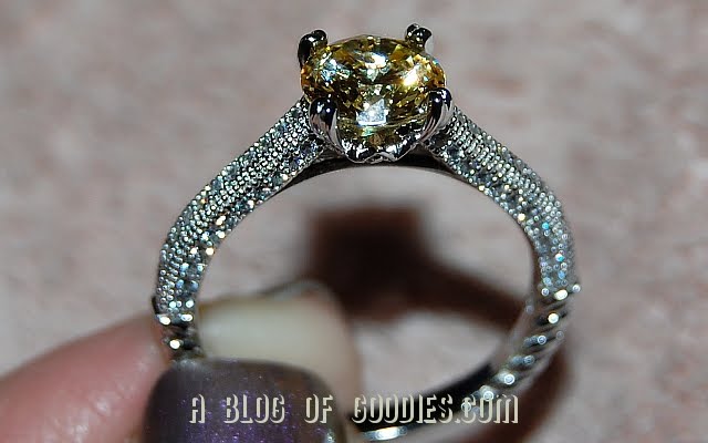 Canary Cz Ring
