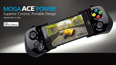 New video of MOGA Ace Power iPhone iOS 7 game controller!