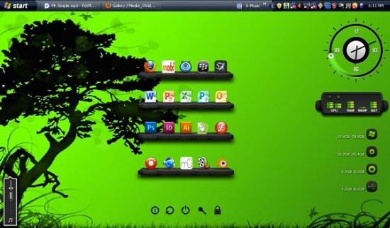 Download - Mempercantik Tampilan Desktop Dengan Software/ Tools