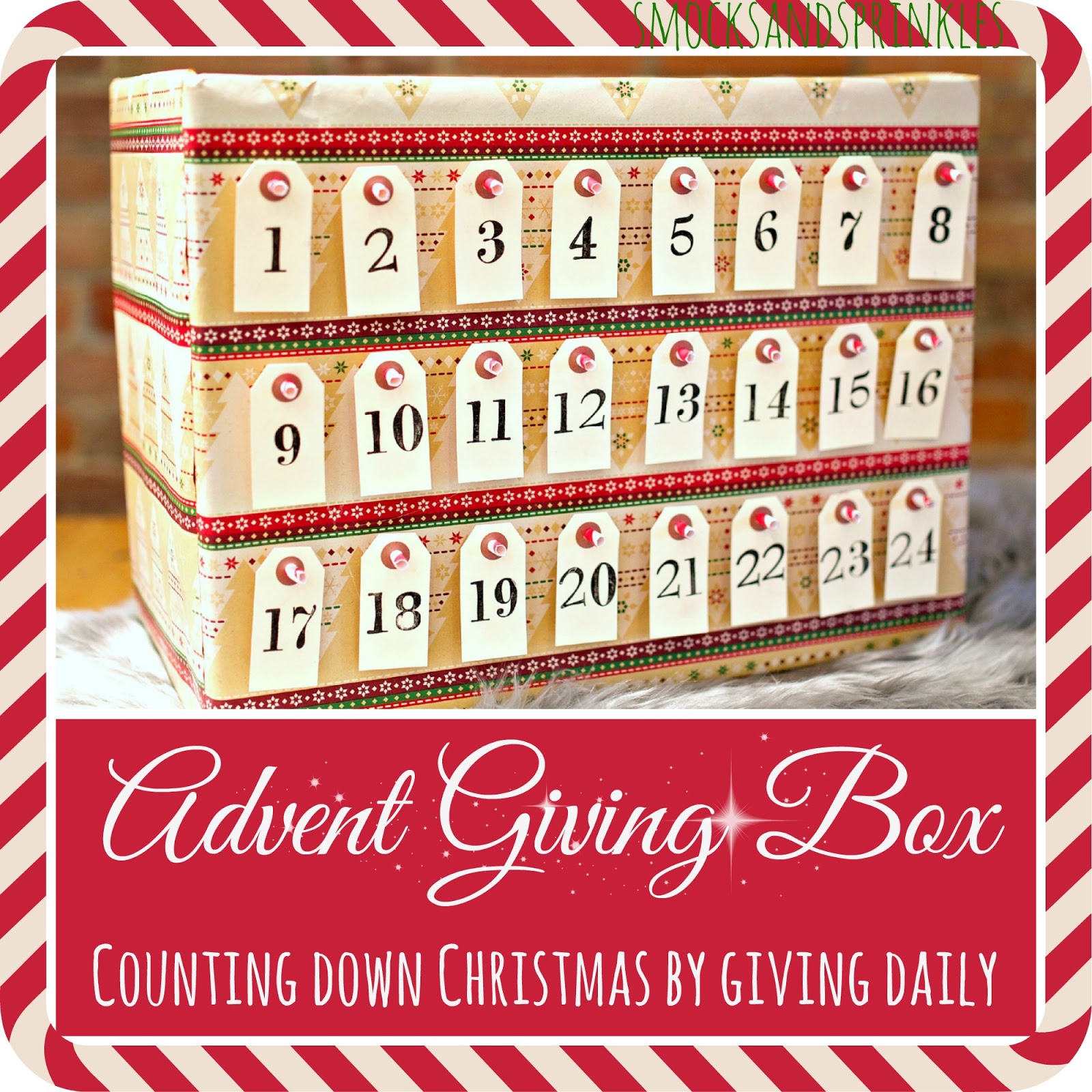 Smocks and Sprinkles Advent GIVING Box
