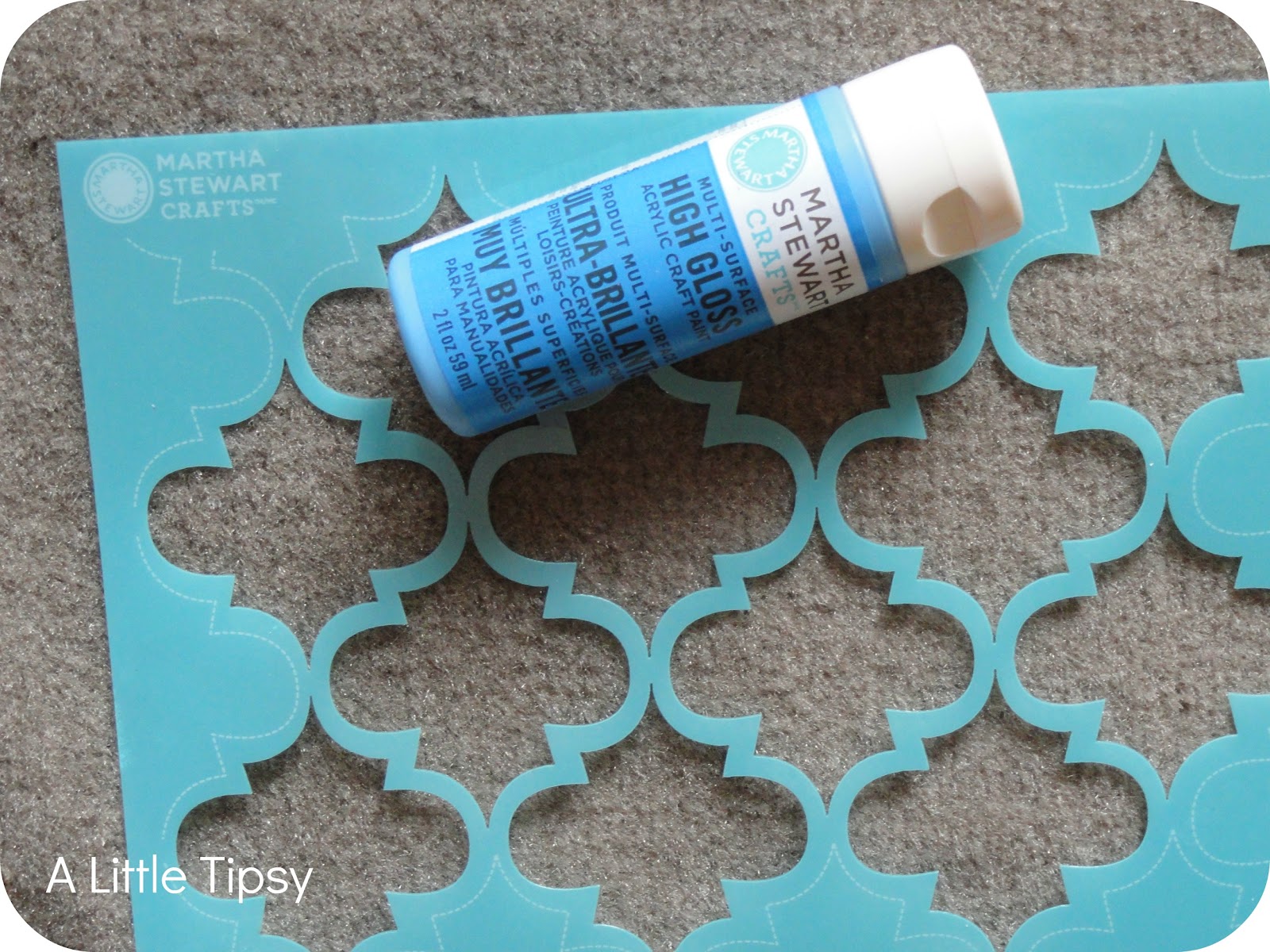 Paint a Rug A Little Tipsy