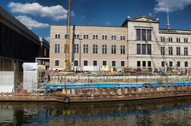 Baustelle Empfangsgebäude für die Museumsinsel, Pergamon Museum, Am Kupfergraben, Bodestraße 1-3, 10178 Berlin, 17.09.2014