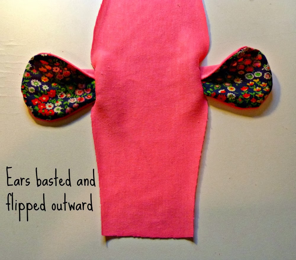 EmmylouBeeDoo! Adding Ears to your Bimaa Hoodie Template and Tutorial