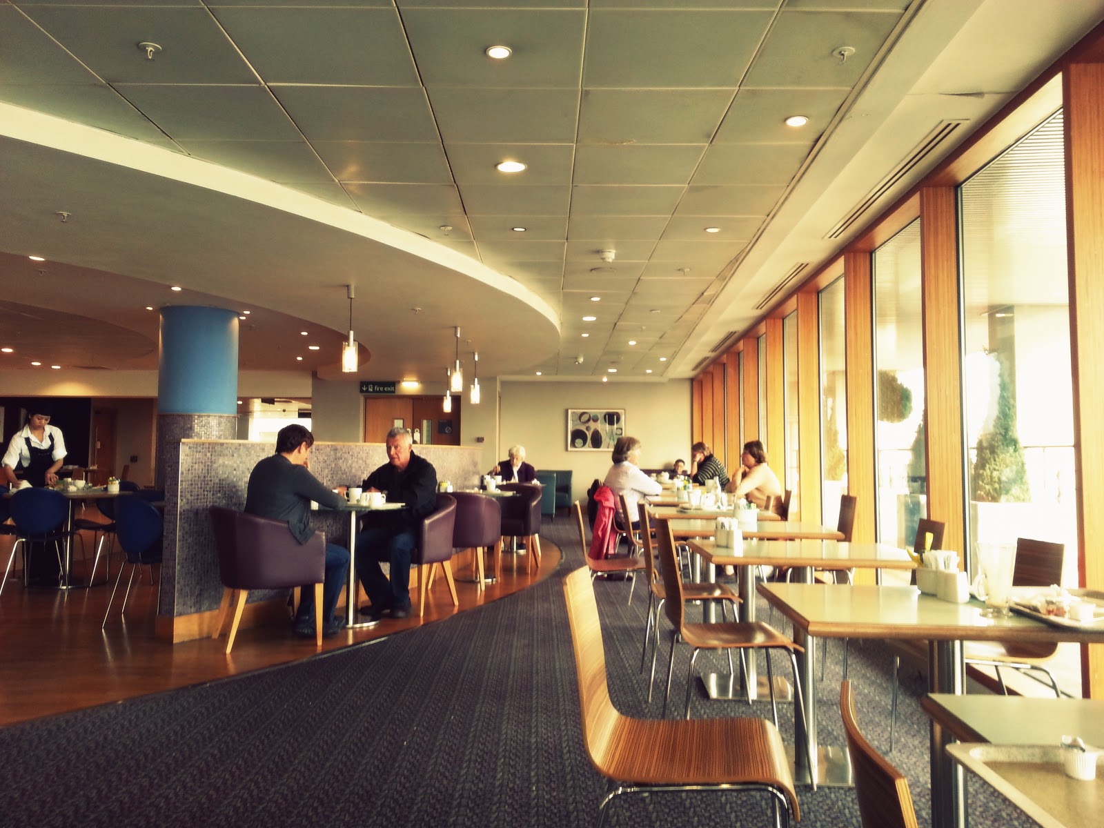 Window, let day in, and let life out. The place to eat in John Lewis