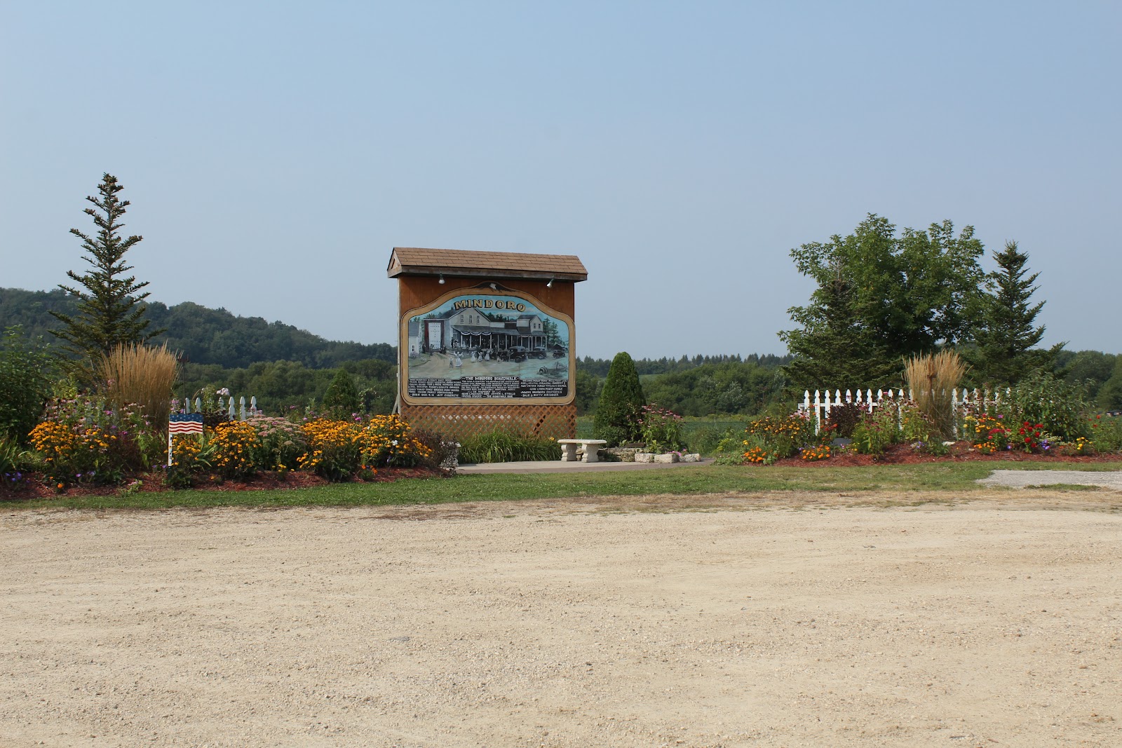 Wisconsin Historical Markers Historic Mindoro The Mindoro Boardwalk