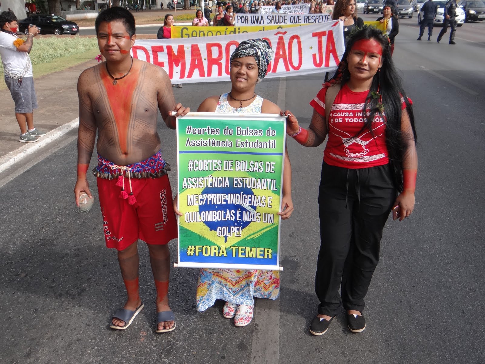 Mob Estudantes Indigenas e Quilombolas