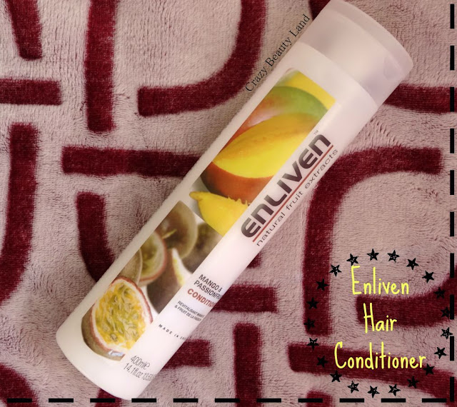Enliven Silicone Free Hair Conditioners Review Price and Ingredients - Mango and Passionfruit Raspberry and Red Apple Kiwi and Fig