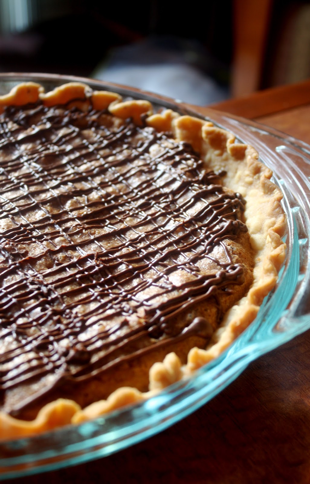 Chocolate Therapy Chocolate Chip Cookie Pie