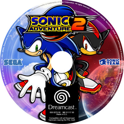 sonic adventure 2 soundtrack cd