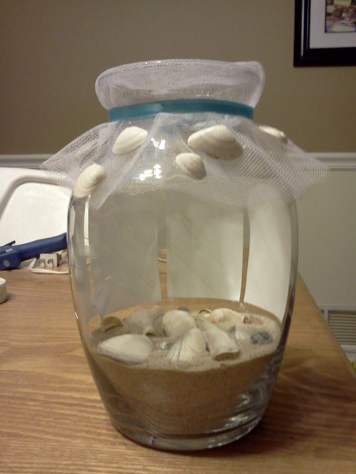 Courtney's Crafty Creations Sand and Seashell's Memory Jar