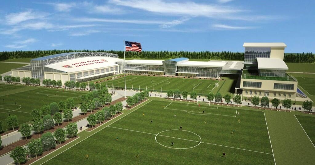 Down the Byline US Soccer Training Complex Renderings