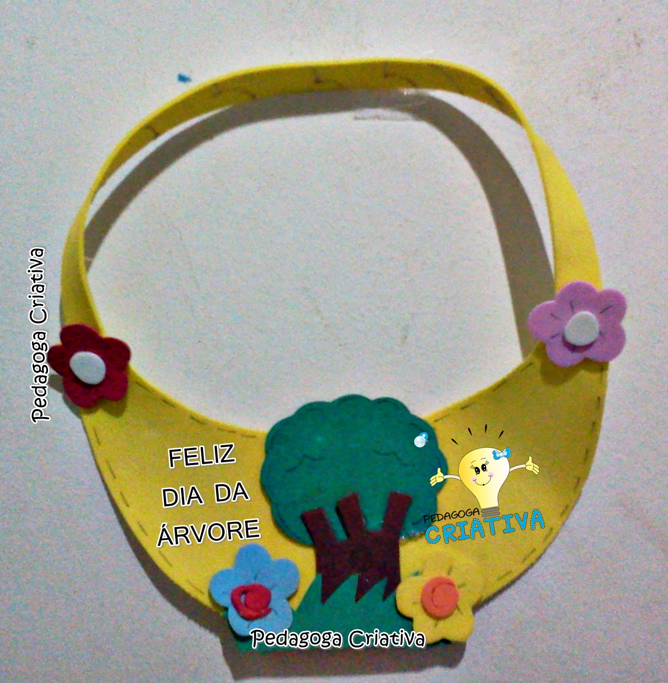 Pedagoga Criativa: Viseira para o dia da Árvore