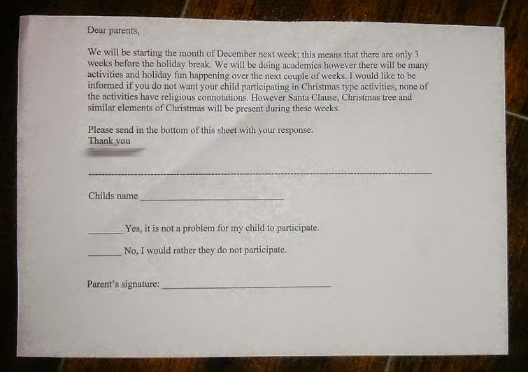 letter form from santa