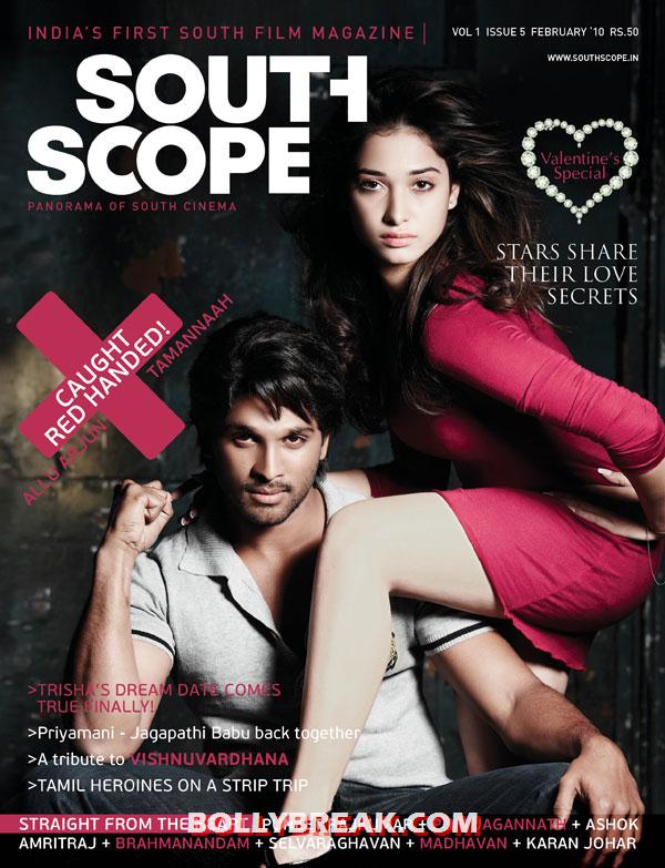 Tamannah on south scope cover - Hottest Pair in South? South Scope Covers