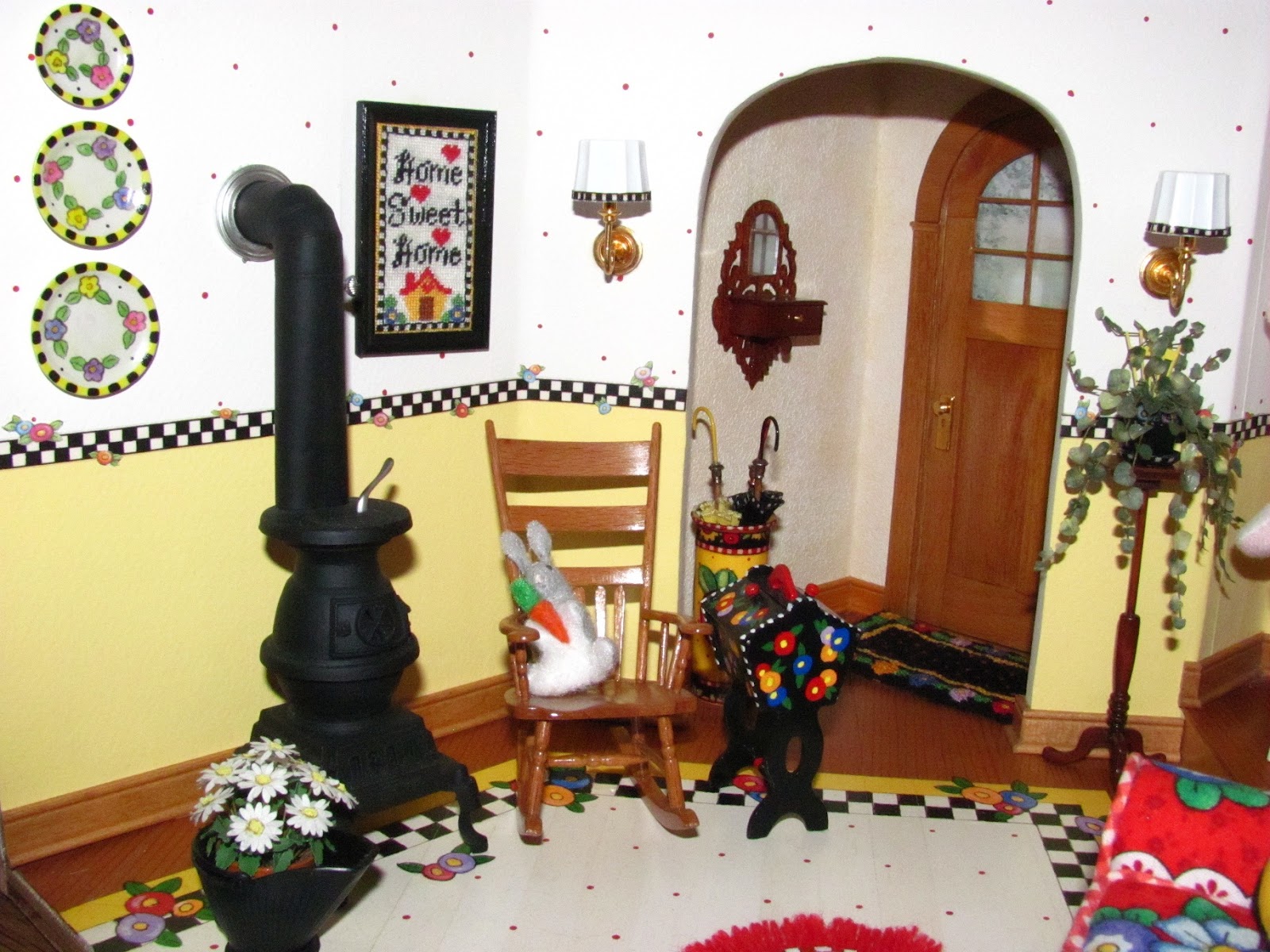 Dollhouse Miniature Furniture Tutorials 1 inch minis ANOTHER ROOMBOX