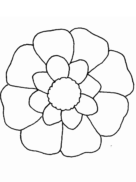 cartoon flowers coloring pages