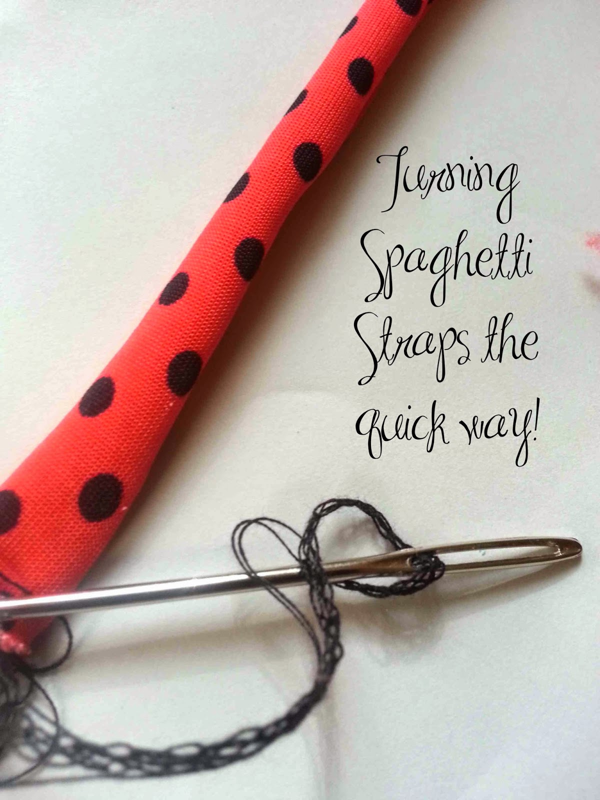 Made by Me. Shared with you. Quick and Easy Spaghetti Straps