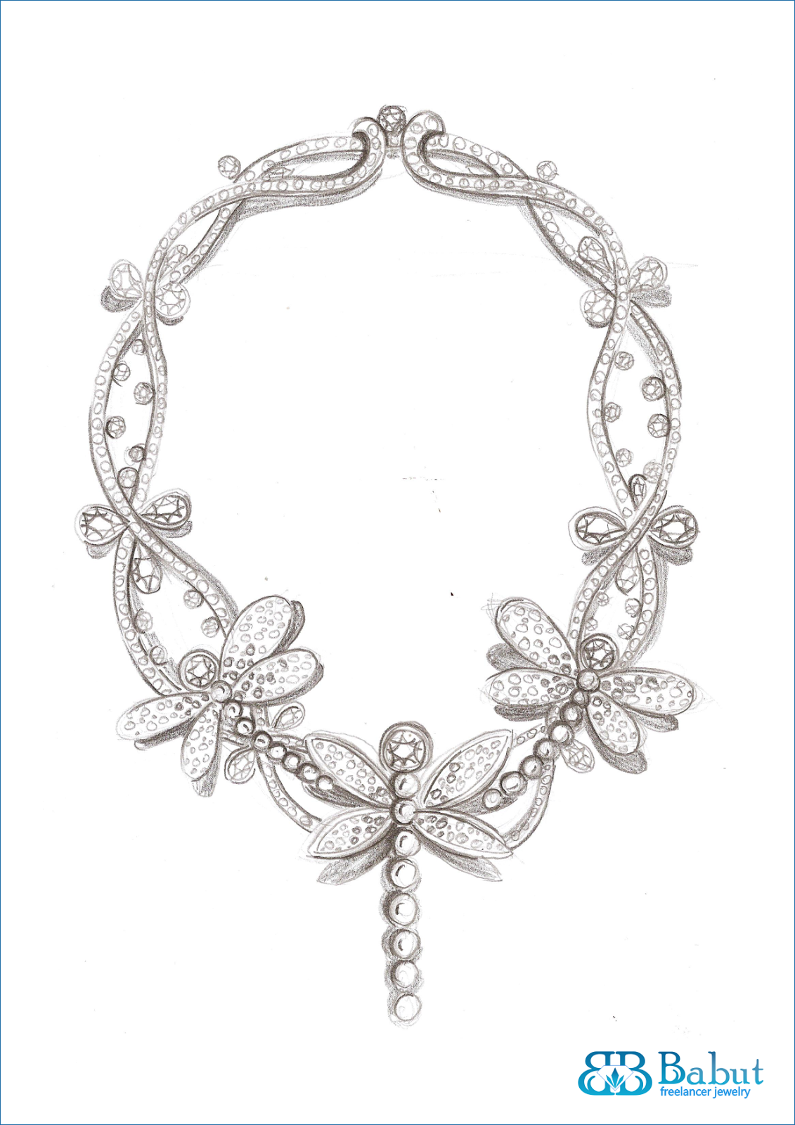 Sketch Jewelry Babut Florin Valentin sketches jewelry design