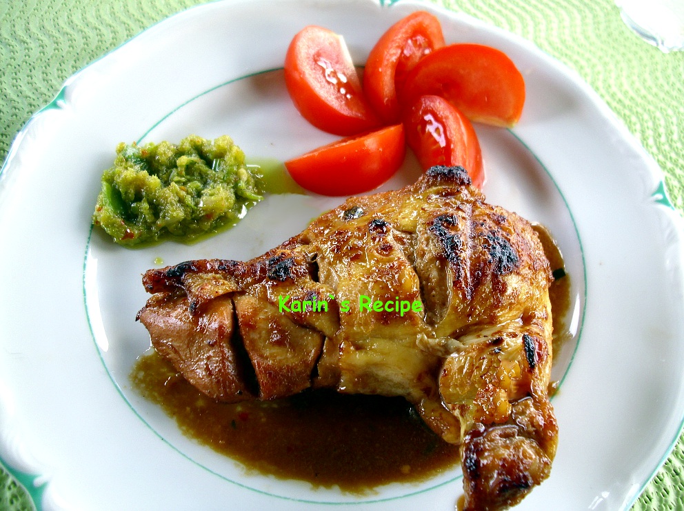 Karin�s Recipe: Ayam Bakar Bumbu Kecap (Grilled Chicken with Soya Sauce)