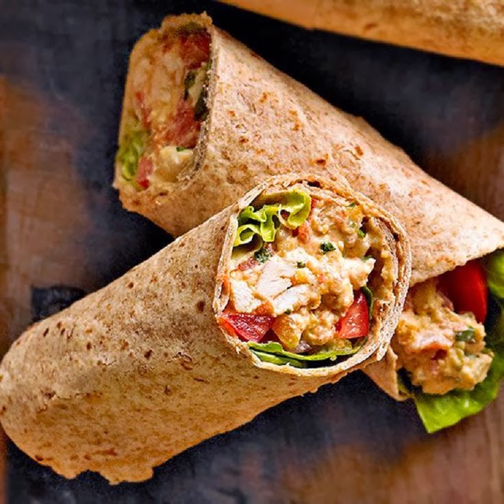 J2's Blog of Food Things Chicken Enchilada Wraps