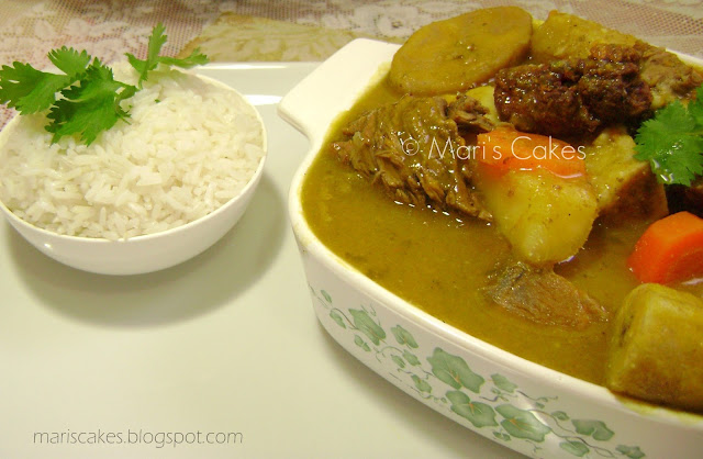 Dominican Meat and Root vegetables Stew
