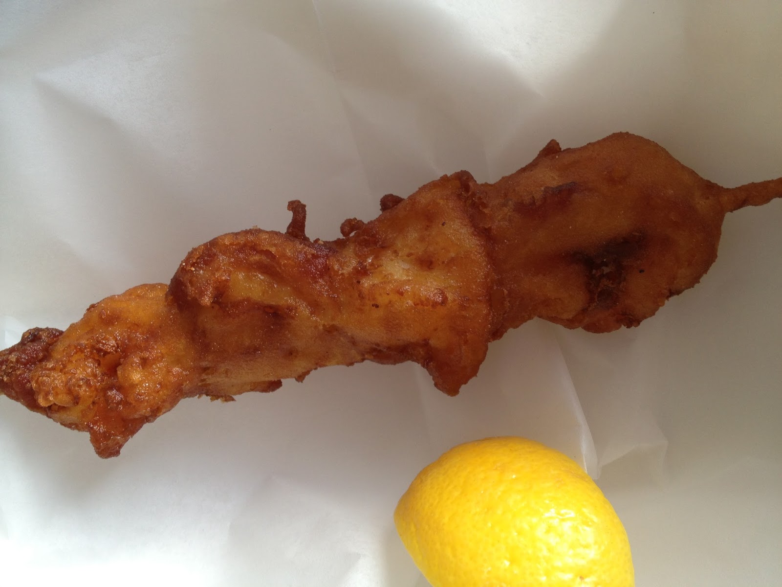 Yokosuka Food Corner Blue Street and Beyond Bacon Wrapped Shrimp Tempura