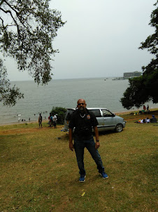 In Entebbe Botanical gardens.