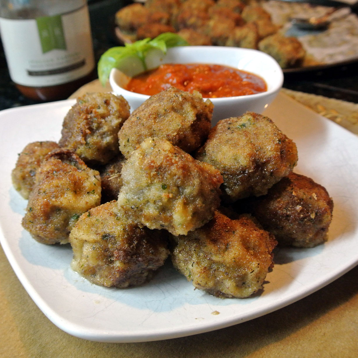 Mom, What's For Dinner? Ricotta Fried Meatballs