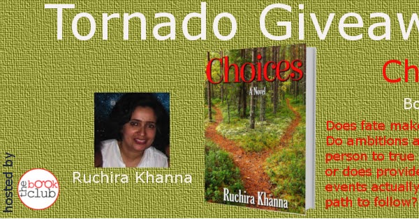 #TornadoGiveaway 2 - Book No. 66: Choices By Ruchira Khanna