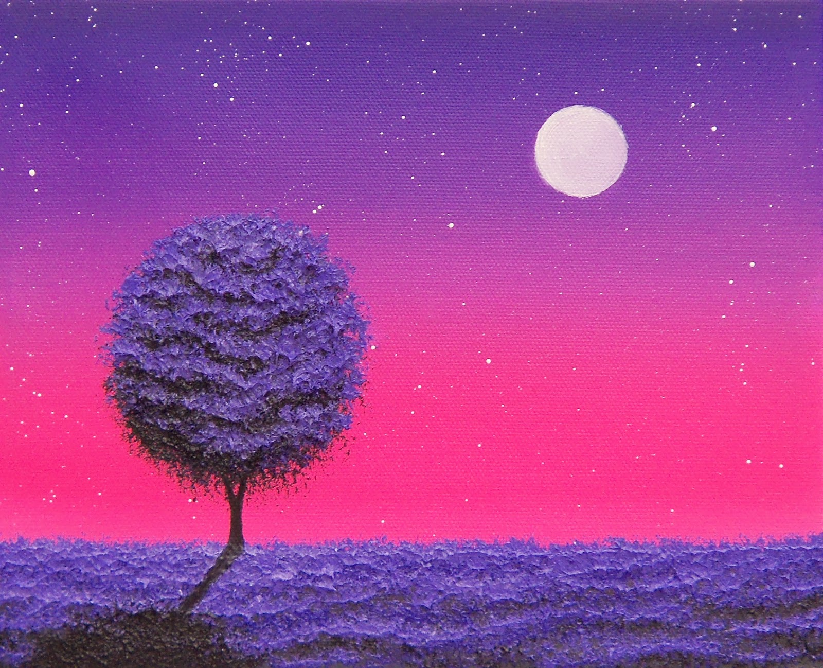 night landscape paintings