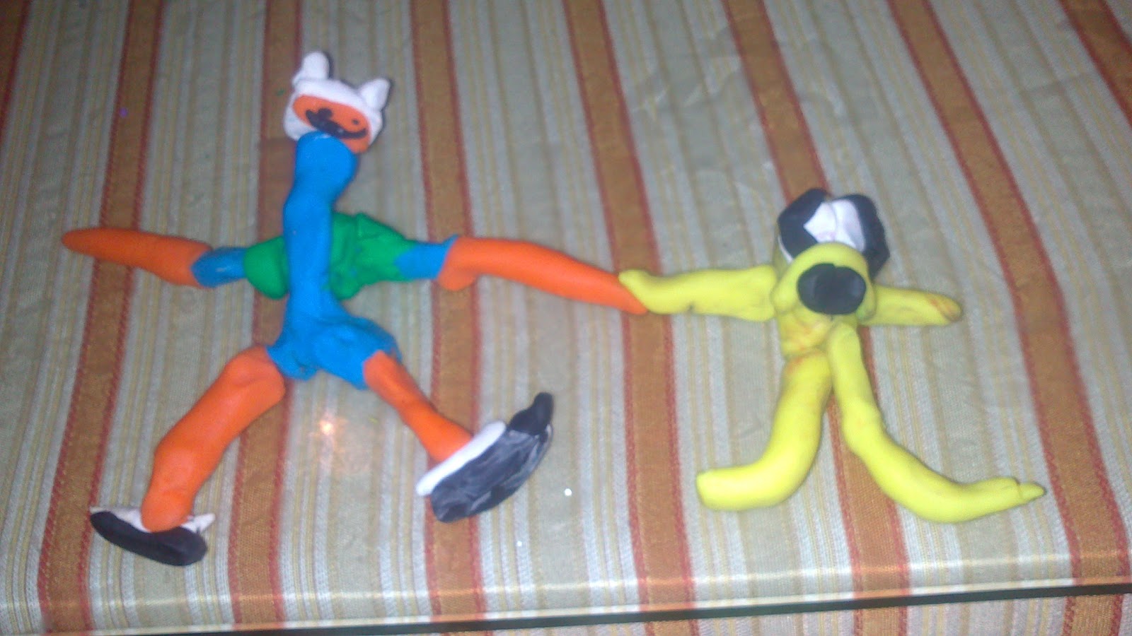 los muñecos de plastilina