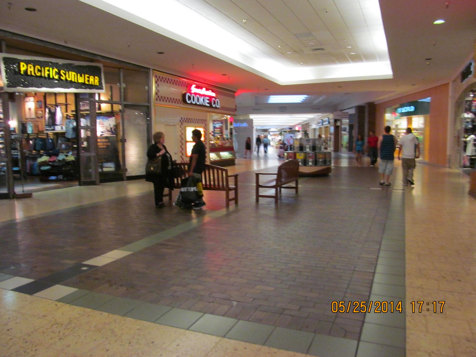 NorthPark Mall Davenport, Iowa. There were some people here