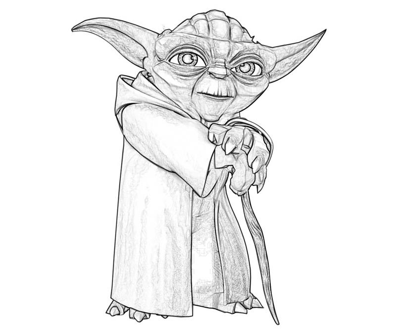 Printable Yoda Yoda Old Coloring Pages 5 - Tubing title=