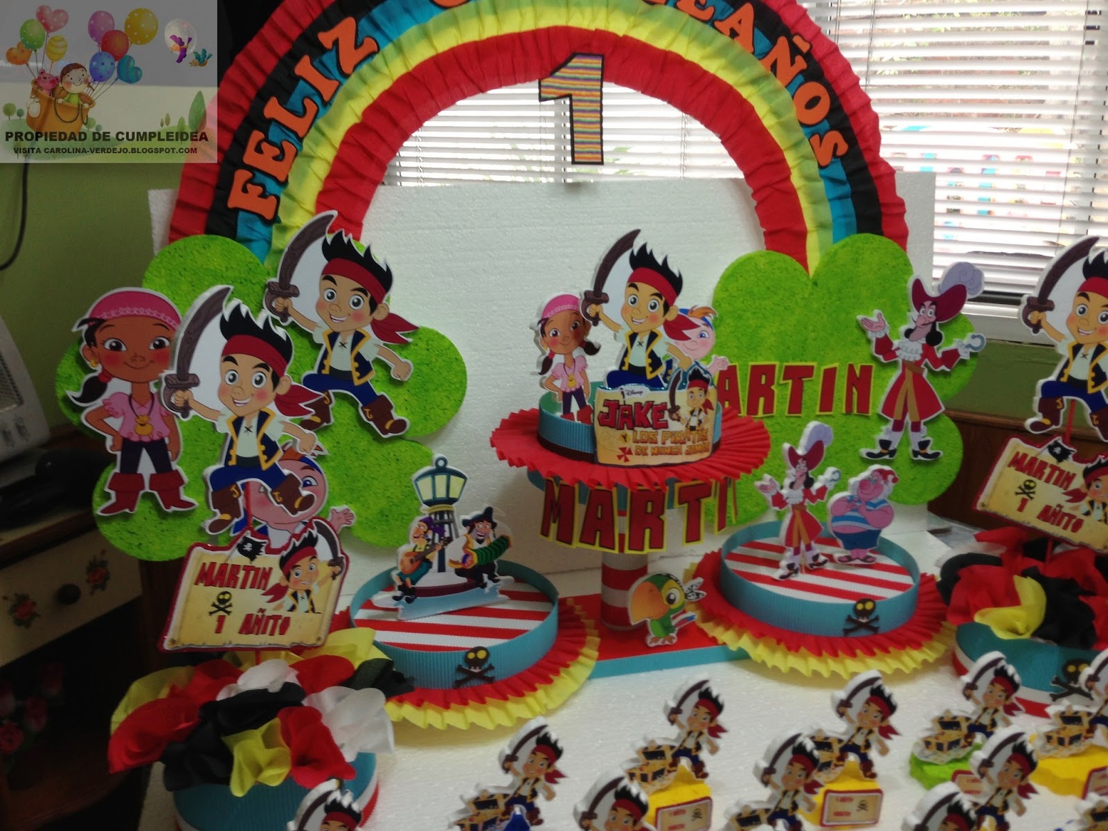 DECORACIONES INFANTILES: JAKE Y LOS PIRATAS DE NUNCA JAMAS