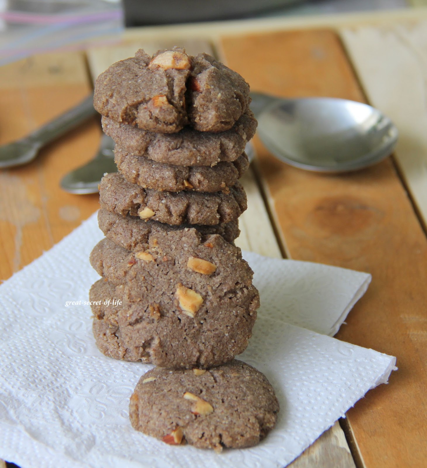 Ragi Almond Cookies (Finger Millet cookies) Greatsecretoflife