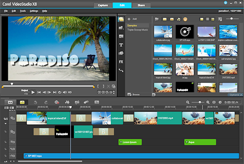 Как в corel videostudio сделать переход