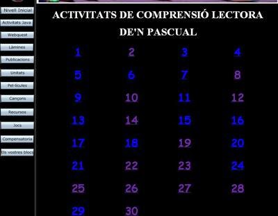 Activitats de comprensió lectora d'en Pasqual