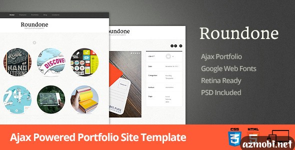 Roundone - Ultimate Portfolio site template