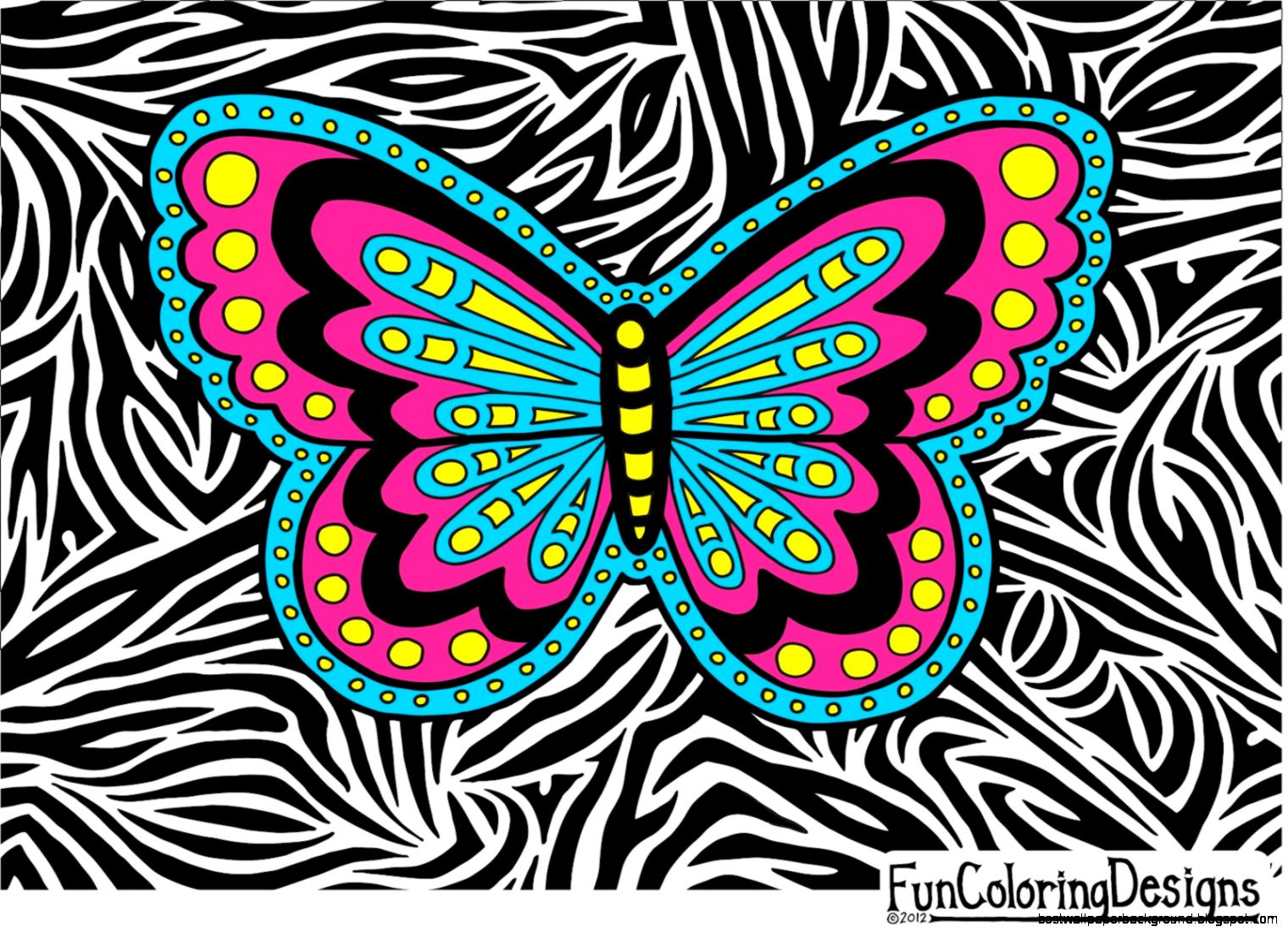 Colorful Zebra Print Colorful Zebra Print